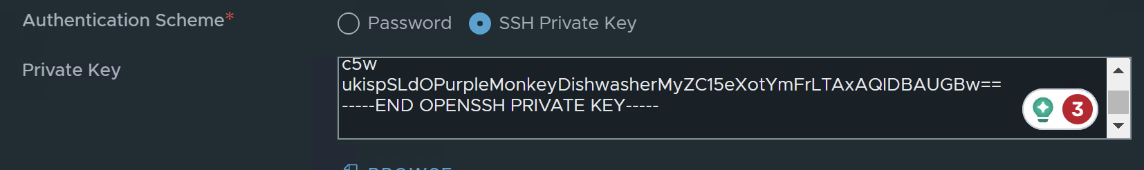 VMware NSX Manager Backups - Private Key